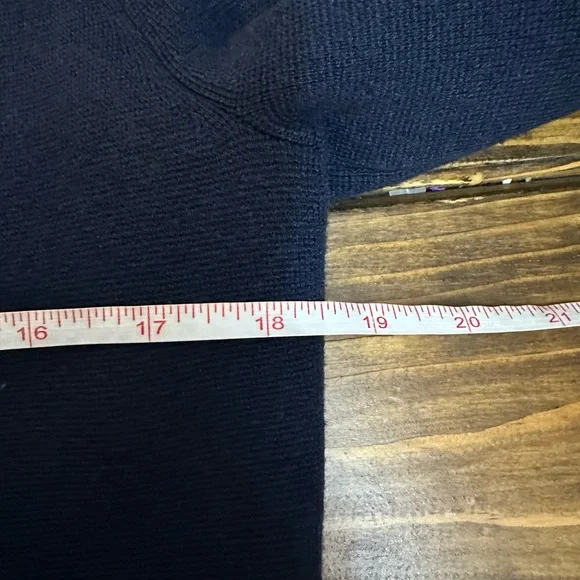 J. Crew Camille shrunken sweater-blazer Navy Size Small - Picture 6 of 7